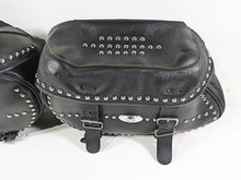 Load image into Gallery viewer, 2003 Harley FLSTC Softail Heritage 100th Saddlebag & Mount Set 90476-00 90477-00