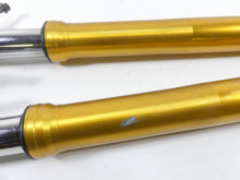 Load image into Gallery viewer, 2006 Triumph Daytona 675 Front Straight Fork Leg Set T2044230 T2044240