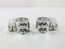 Load image into Gallery viewer, 2003 Kawasaki ZX9R Ninja Tarazon 46mm Clip On Handle Bar Clamp Set for 22mm Bar