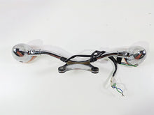 Load image into Gallery viewer, 2008 Kawasaki VN1600 Vulcan Nomad Front Blinker & Mount Bracket Set 23051-0001