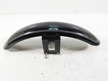 Load image into Gallery viewer, 2007 Harley Sportster XL1200 C Front Fender Vivid Black Silver Stripe 58998-83 | Mototech271