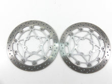 Load image into Gallery viewer, 2017 Triumph Thruxton 1200R Front Brembo Brake Rotor Disc Set T2022080 | Mototech271