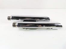 Load image into Gallery viewer, 2014 Harley FLS Softail Slim Vance Hines Twin Slash 3" Slip On Muffler READ 16341