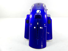Load image into Gallery viewer, 2007 Harley Touring FLHRSE CVO Road King Rear Fender Candy Cobalt 60275-07