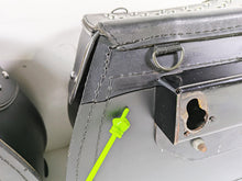 Load image into Gallery viewer, 2002 Indian Spirit Deluxe Studded Leather Saddlebag & Mount & Keys Set READ