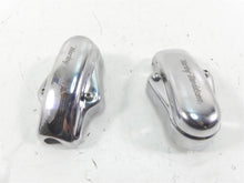 Load image into Gallery viewer, 2004 Harley Softail FXSTD SE CVO Deuce Rear Chrome Axle Nut Covers 44500-03B
