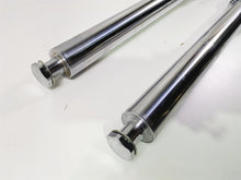 Load image into Gallery viewer, 2008 Harley FXCWC Softail Rocker Straight Chrome Front Fork Leg Set 46950-08
