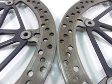 Load image into Gallery viewer, 2012 Ducati Panigale 1199S Front Brake Rotor Disc Set 49240901A 49240891A