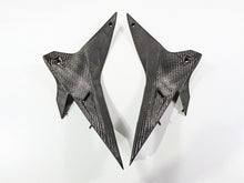 Load image into Gallery viewer, 2014 Aprilia RSV4 RR Factory Left Right Leg Carbon Fiber Cover Set 890966 890967
