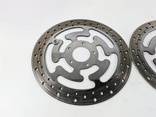 Load image into Gallery viewer, 2016 Harley Touring FLHR Road King Front Brake Disc Rotor Set 41808-08