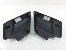 Load image into Gallery viewer, 2012 Harley Touring FLHX Street Glide Black Side Cover Set 66048-09 66250-09