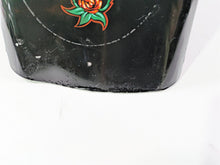 Load image into Gallery viewer, 2002 Indian Spirit Deluxe Rear Fender Black Silver - Bent 89-301