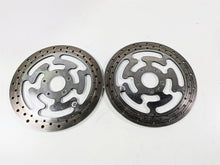 Load image into Gallery viewer, 2016 Harley Touring FLHR Road King Front Brake Disc Rotor Set 41808-08