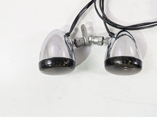 Load image into Gallery viewer, 2009 Harley FXDC Dyna Super Glide Smoked Led Front Turn Signal Set 68972-00