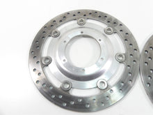 Load image into Gallery viewer, 2002 Honda VTX1800 C Front Brake Rotor Disc Set 45120-MCH-003 45220-MCH-003
