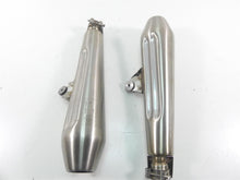 Load image into Gallery viewer, 2017 Triumph Thruxton 1200R Exhaust Pipe Muffler Silencer Set T2203872 T2203878