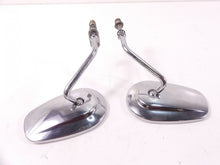 Load image into Gallery viewer, 2009 Harley FXDC Dyna Super Glide Rear View Mirror Set Chrome 91840-03B 91845-03