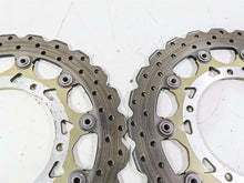 Load image into Gallery viewer, 2012 Yamaha XT1200 Super Tenere Front Brake Disc Rotor Set 23P-2581T-00-00