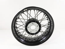 Load image into Gallery viewer, 2014 BMW R nine T R9T K21 Rear Wheel Rim Black Spoke 17x5.5 -Ding 36318544696 | Mototech271