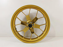 Load image into Gallery viewer, 2008 Aprilia RSVR 1000 Factory Front Wheel Rim 17x3.5 Gold Evo Forged 853375