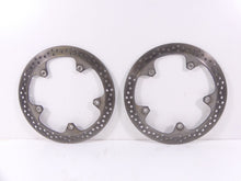 Load image into Gallery viewer, 2008 BMW R1200R K27 Front Brake Disc Rotor Set 34117701459