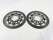 Load image into Gallery viewer, 2012 Triumph Daytona 675 Sunstar Front Brake Disc Rotor Set T2021045