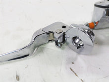 Load image into Gallery viewer, 2004 Harley Softail FLSTF Fat Boy Chrome Brake Master Cylinder Set 9/16 45019-96 | Mototech271