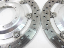 Load image into Gallery viewer, 2002 Honda VTX1800 C Front Brake Rotor Disc Set 45120-MCH-003 45220-MCH-003