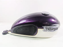 Load image into Gallery viewer, 2013 Triumph Bonneville Fuel Petrol Tank Imperial Purple - No Dent T2402239-KF