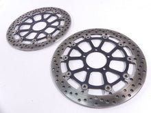 Load image into Gallery viewer, 2013 Ducati Hyperstrada 821 Front Straight Brake Disc Rotor Set 49241011A | Mototech271
