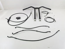 Load image into Gallery viewer, 2015 Harley FXDF Dyna Fat Bob Handlebar Handle Bar 14" Tall & Cables