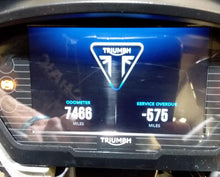 Load image into Gallery viewer, 2019 Triumph Street Triple 765R Speedometer Gauge Instrument Cluster 7K T2501993