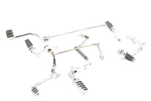 Load image into Gallery viewer, 2000 Harley Dyna FXD Super Glide Chrome Forward Foot Peg Shifter Brake Pedal Set | Mototech271