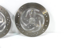 Load image into Gallery viewer, 2003 Harley Touring FLHTCI E-Glide 100TH Front Brake Rotor Disc Set 44136-00 | Mototech271