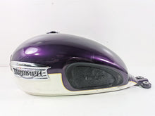Load image into Gallery viewer, 2013 Triumph Bonneville Fuel Petrol Tank Imperial Purple - No Dent T2402239-KF