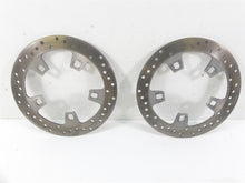 Load image into Gallery viewer, 2013 Harley Touring FLHTP Electra Glide Front Brake Disc Rotor Set 41500017