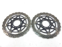 Load image into Gallery viewer, 2010 Kawasaki ZX1400 ZX14 R Ninja Front Brake Rotor Disc Set 41080-0102-5C