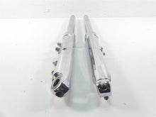Load image into Gallery viewer, 2008 Harley FXCWC Softail Rocker C Chrome 49mm Front Fork Legs 46950-08 46953-08