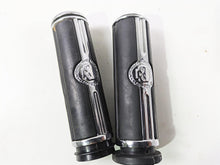 Load image into Gallery viewer, 2016 Harley Touring FLHR Road King Willie G Skull Hand Grips - Read 56741-04