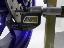 Load image into Gallery viewer, 2004 Aprilia RSV1000 R Mille Rear Straight Blue 17x6 Wheel Rim AP8128071