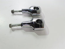 Load image into Gallery viewer, 2008 Harley FXCWC Softail Rocker Oem Chrome Fat Bar 3.6" Riser Set 56916-07