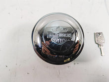 Load image into Gallery viewer, 2006 Harley Softail FXSTSI Springer Chrome Fuel Gas Cap & Key