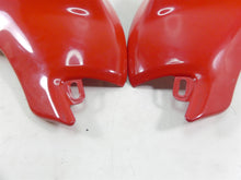Load image into Gallery viewer, 2009 Ducati Monster 1100 S Red Left Right Fuel Tank Cover Fairing Set 48012591D