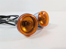 Load image into Gallery viewer, 2006 Harley Sportster XL883 Low Front Turn Signal Blinker Set Chrome 68972-00