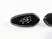 Load image into Gallery viewer, 2008 Yamaha YZF R1 RN19 Aftermarket Black Mirror Delete Caps