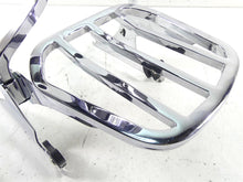 Load image into Gallery viewer, 2006 Harley Softail FXSTSI Springer 22" Passenger Backrest Luggage Rack 53810-00C