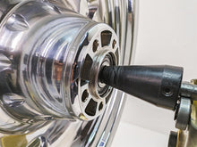 Load image into Gallery viewer, 2006 Harley Softail FXSTSI Springer Rear Wheel Rim Chrome 17x6 41117-06