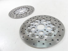 Load image into Gallery viewer, 2007 Harley Touring FLHTCU SE CVO Electra Glide Front Brake Rotor Set 44360-00A