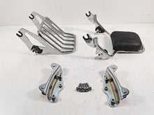 Load image into Gallery viewer, 2011 Harley Touring FLHR Road King Passenger Backrest Luggage Rack Quick Release Set | Mototech271