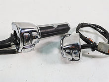 Load image into Gallery viewer, 2006 Harley Softail FXSTSI Springer L+R Chrome Hand Control Switch Set 71682-06